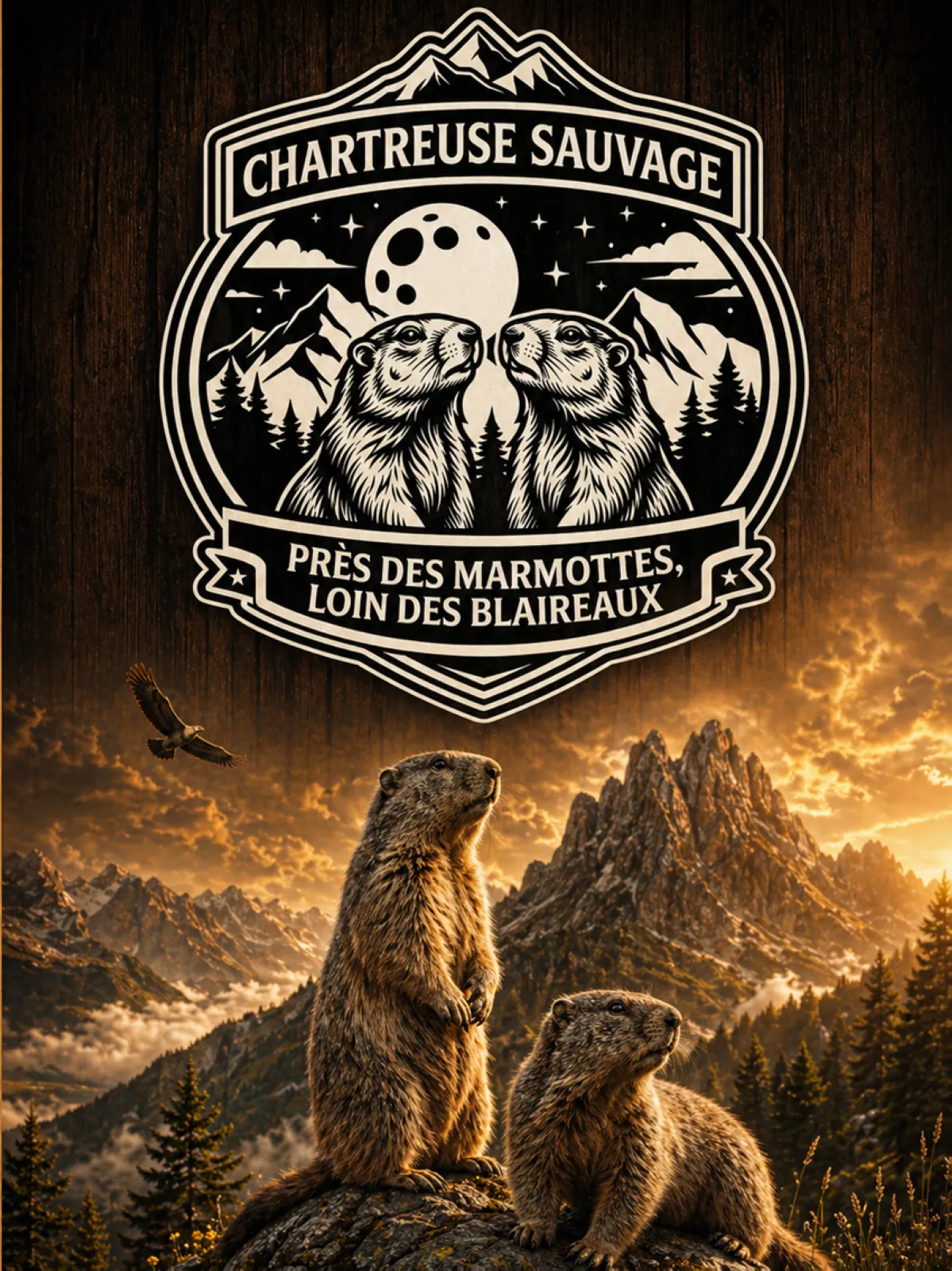 Affiche Marmotte A3