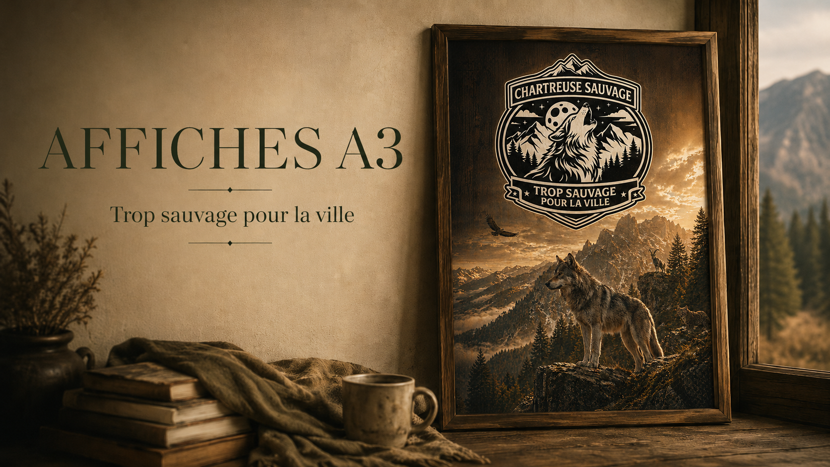 Affiches A3 Chartreuse Sauvage