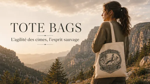 Tote bags Chartreuse Sauvage