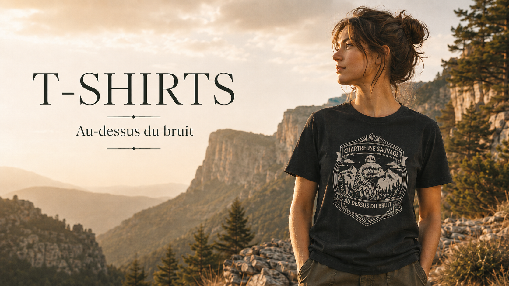 T-shirts Chartreuse Sauvage