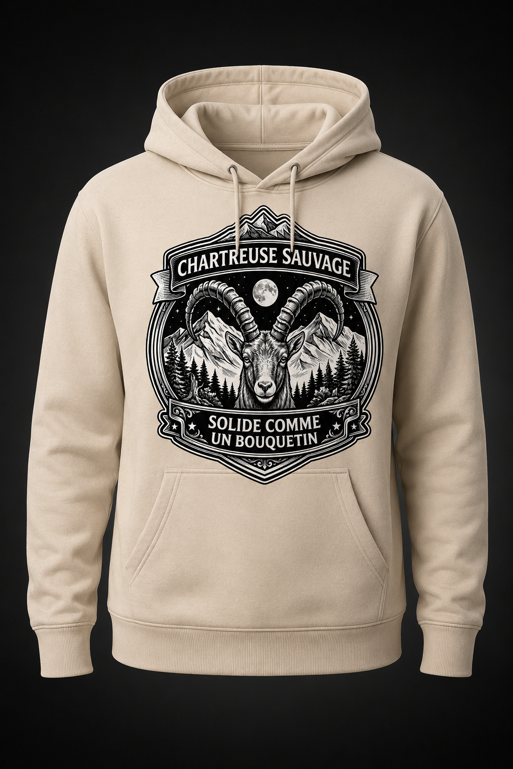 Sweat Bouquetin Beige