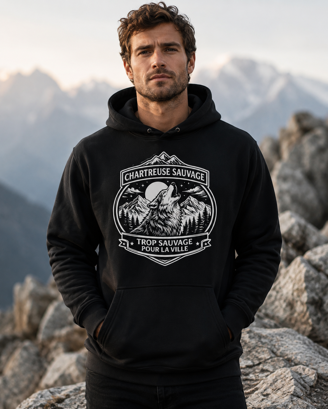Sweat Loup Noir