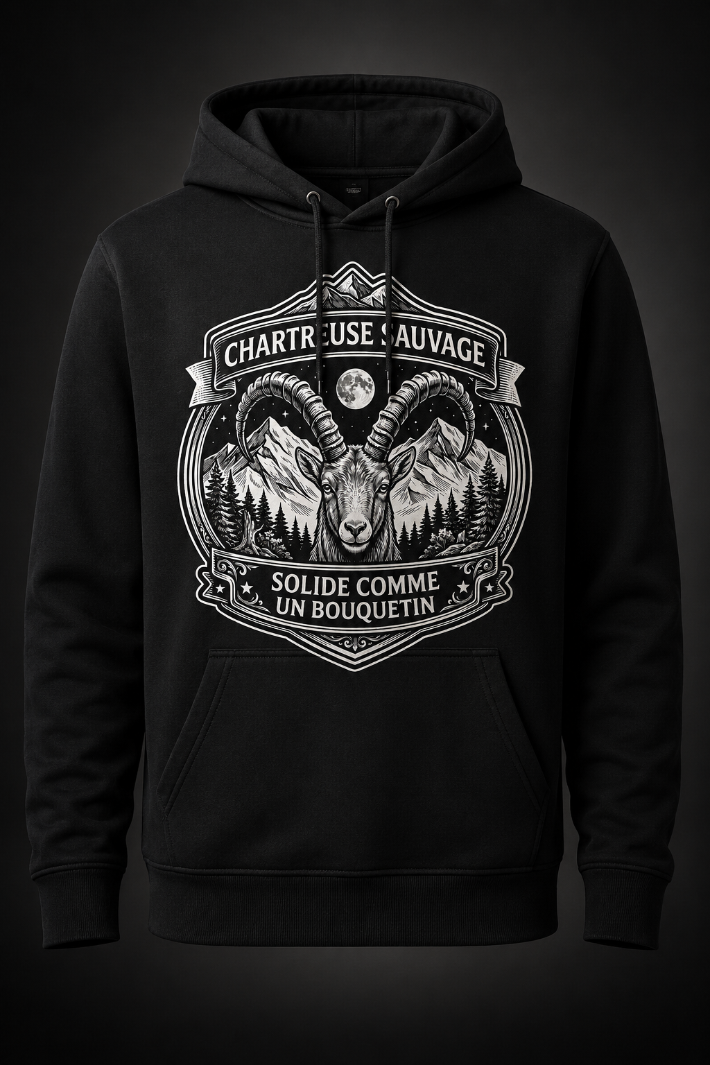 Sweat Bouquetin Noir