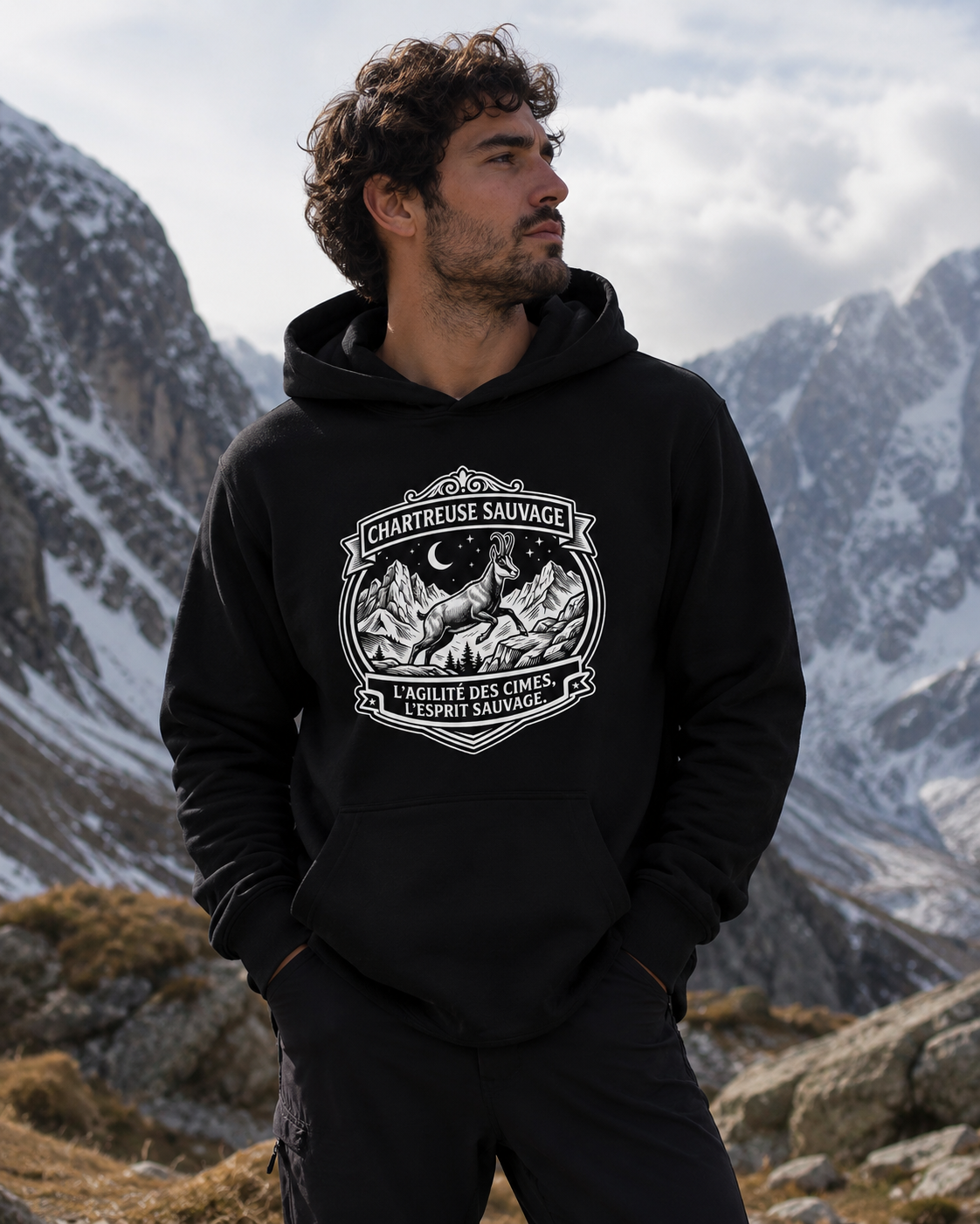 Sweat Chamois Noir