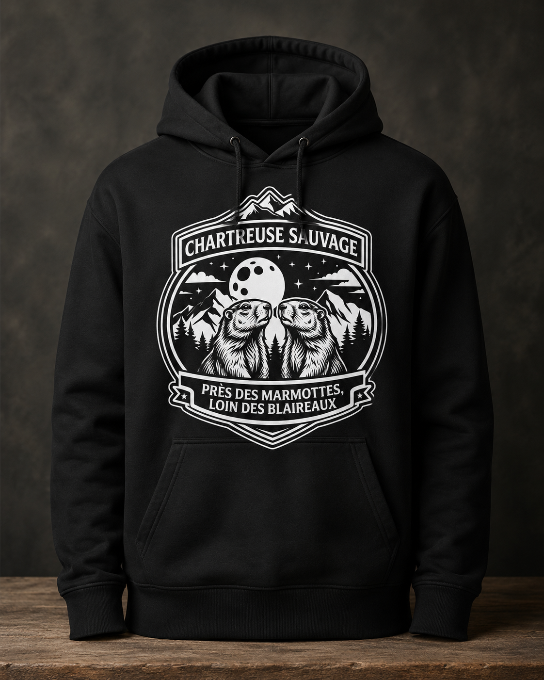 Sweat Marmottes Noir