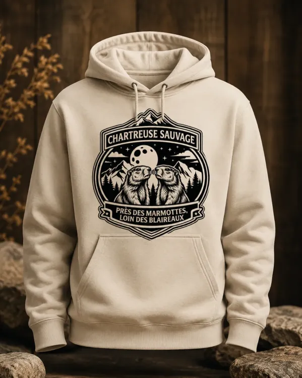 Sweat Marmottes Beige