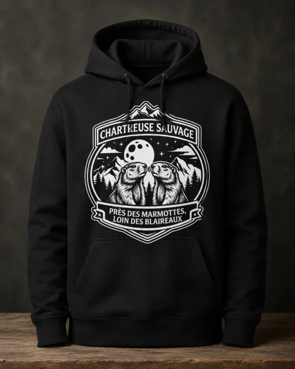 Sweat Marmottes Noir