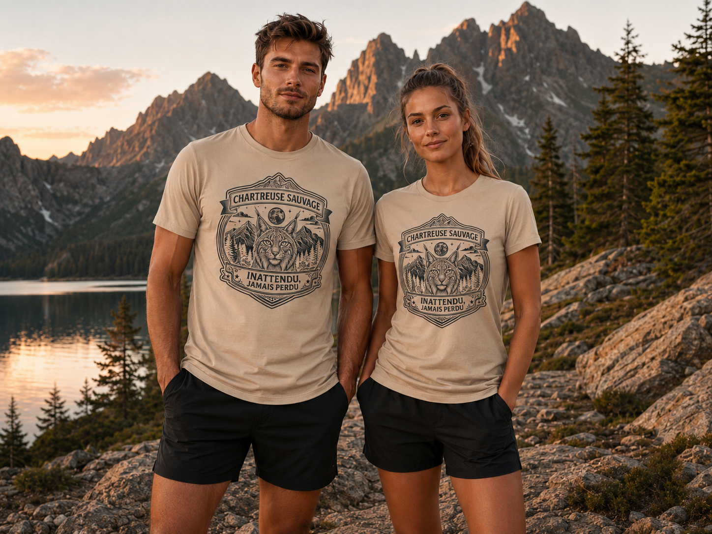 T-shirt Lynx Beige