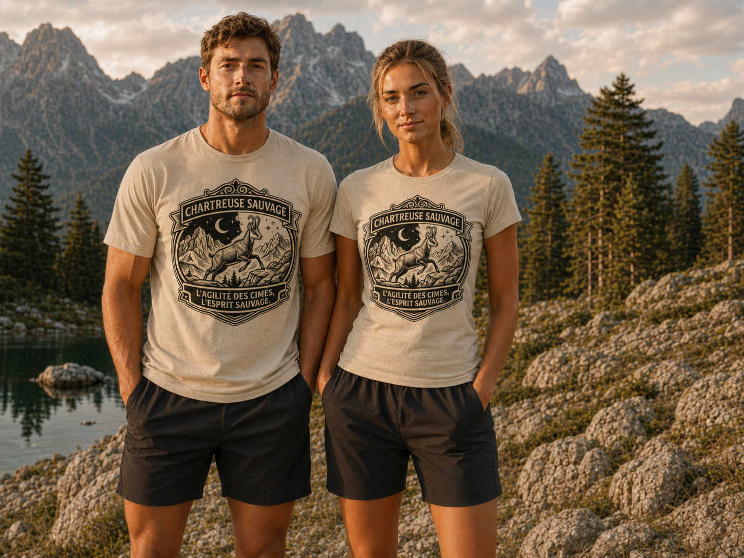 T-shirt Chamois Beige