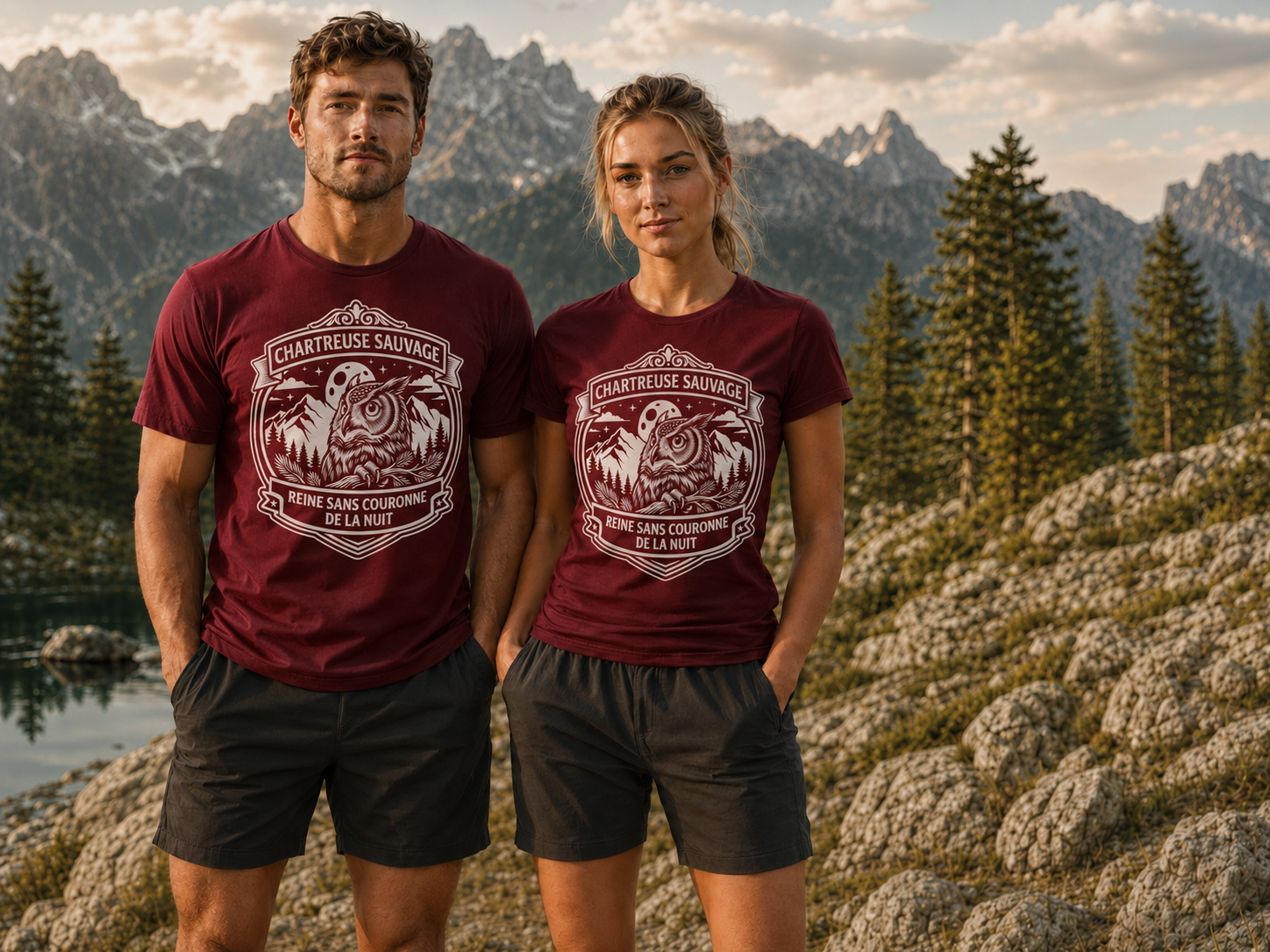 T-shirt Chouette Rouge