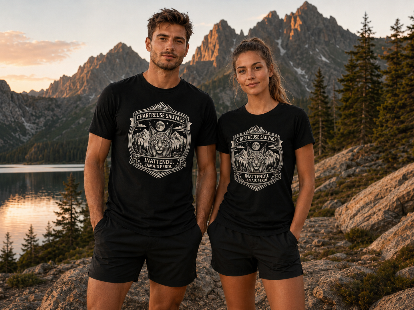 T-shirt Lynx Noir
