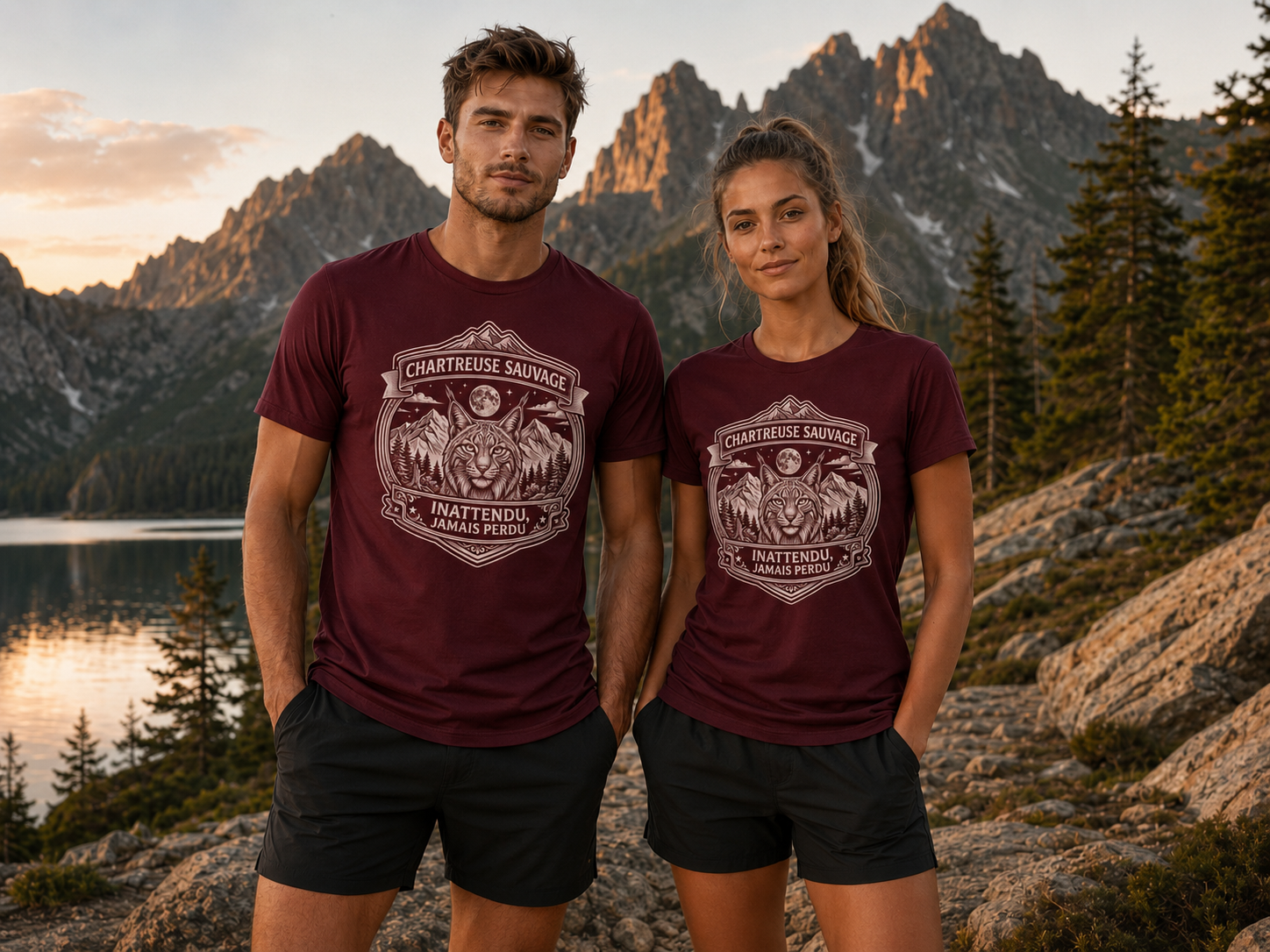 T-shirt Lynx Rouge