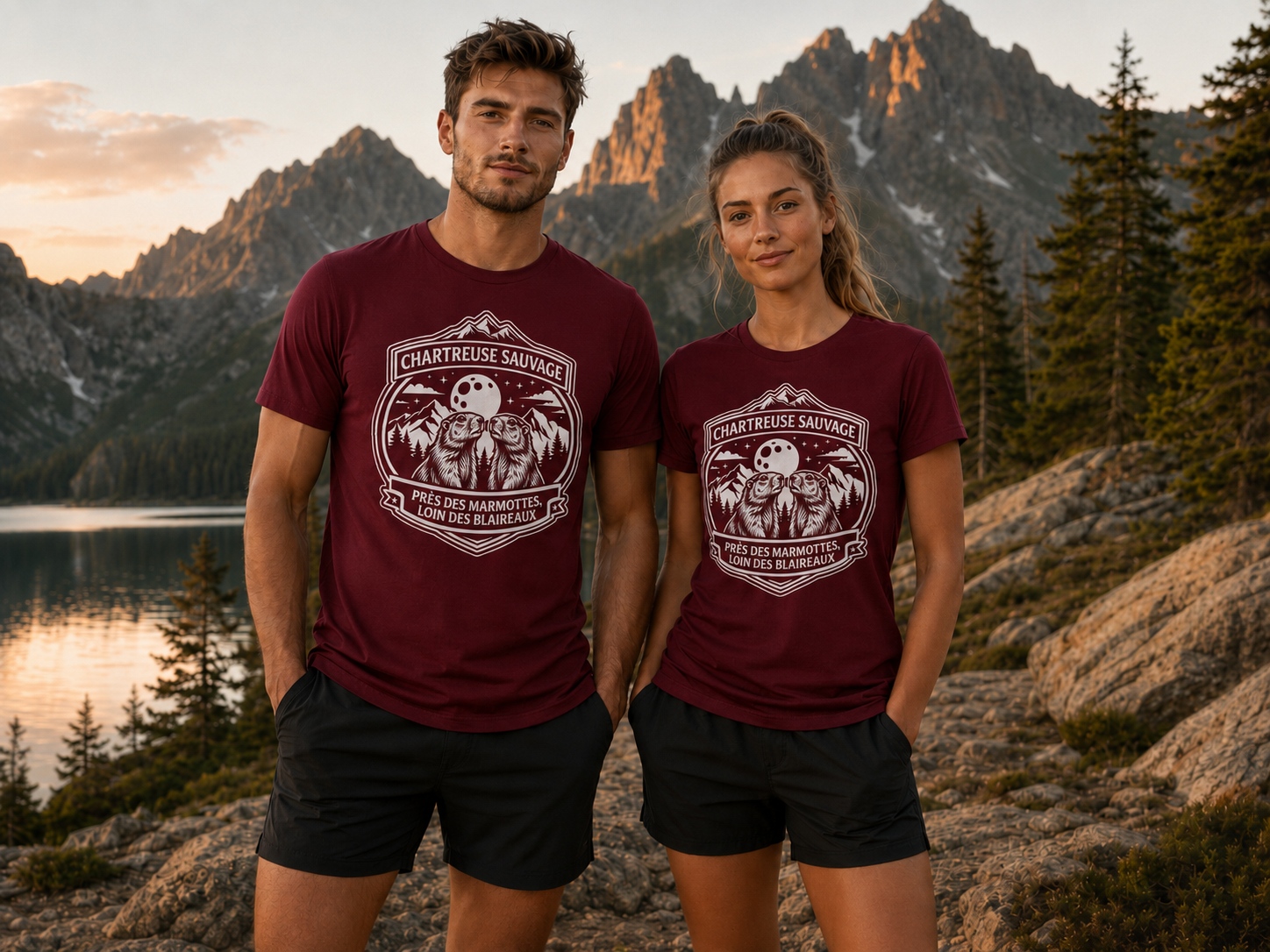 T-shirt Marmottes Rouge