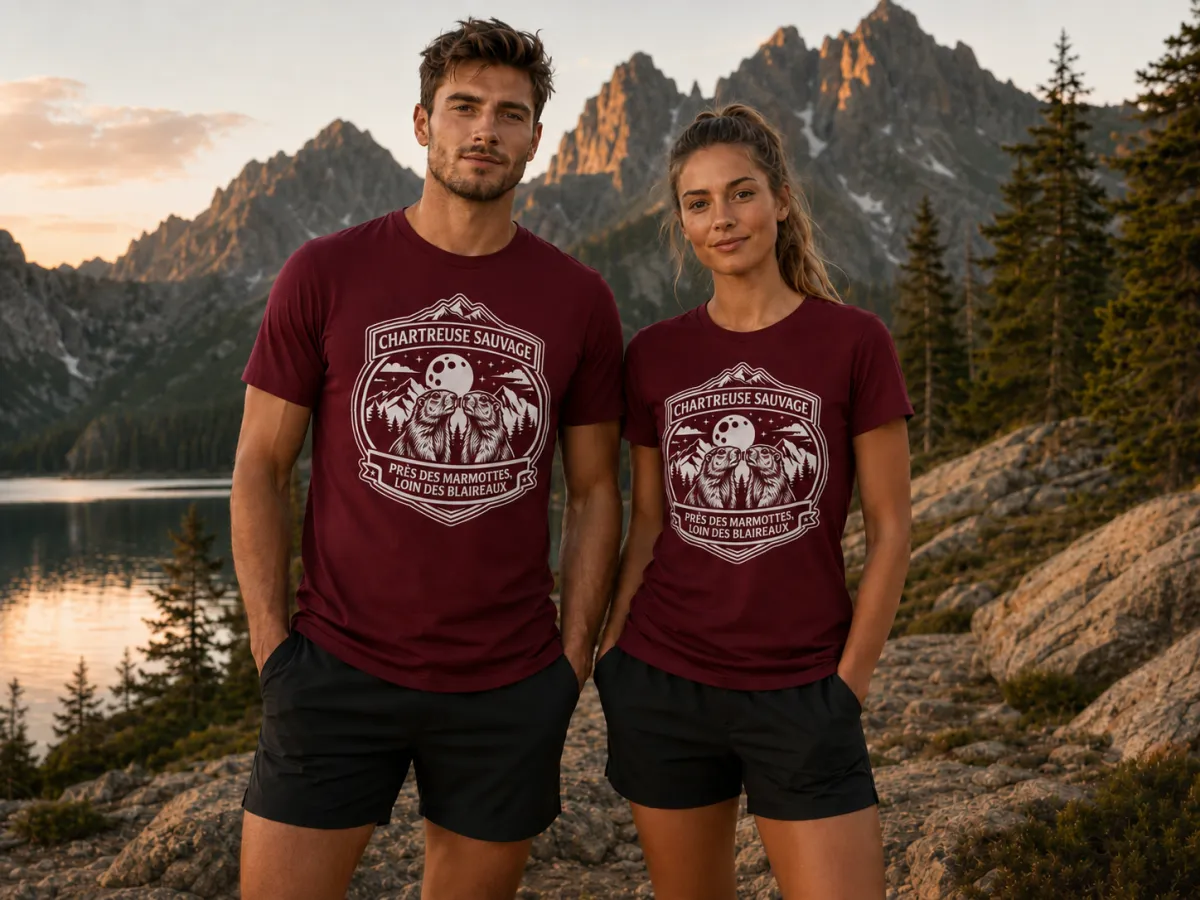 T-shirt Marmottes Rouge